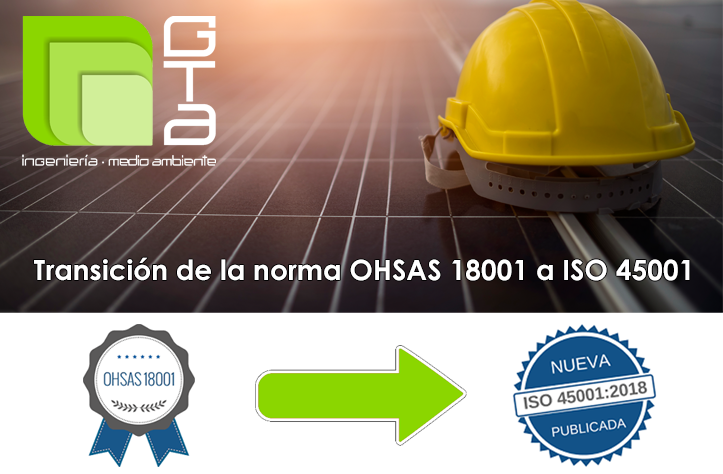 Implementación de la norma ISO 45001 y la transición de OHSAS 18001